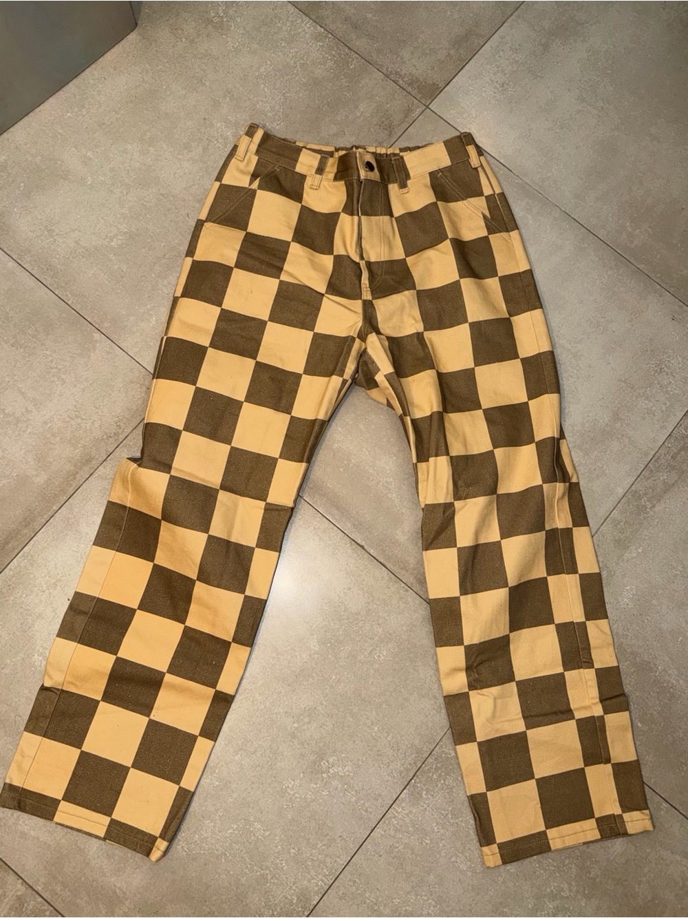 Sundae School Plaid Print Pants